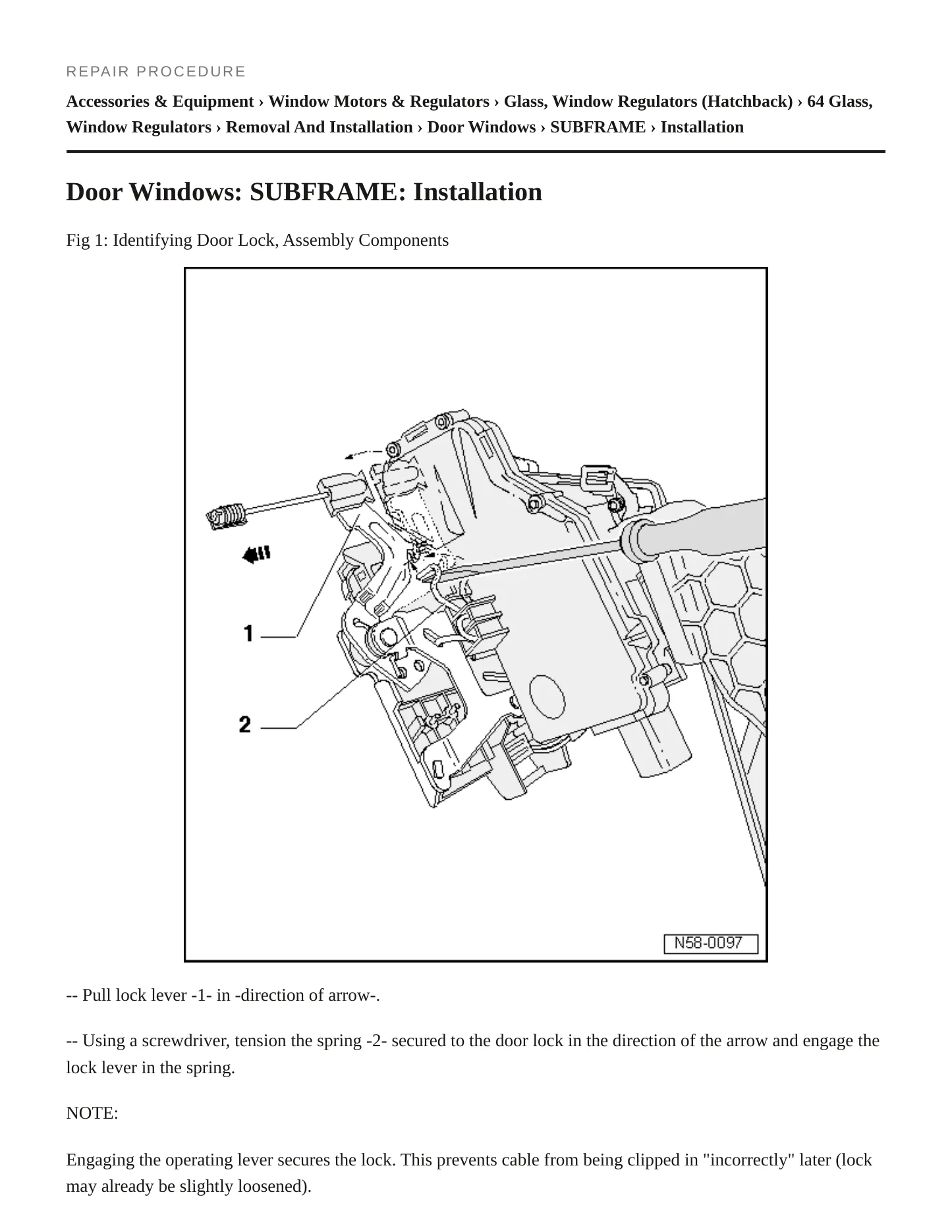 2002 Volkswagen Beetle Service and Repair Manual preview page 7