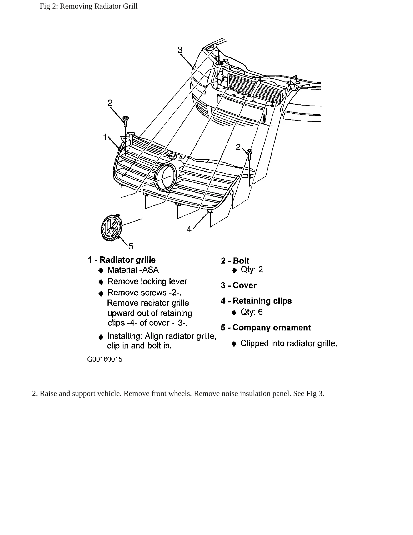 2004 Volkswagen Passat Service and Repair Manual preview page 7