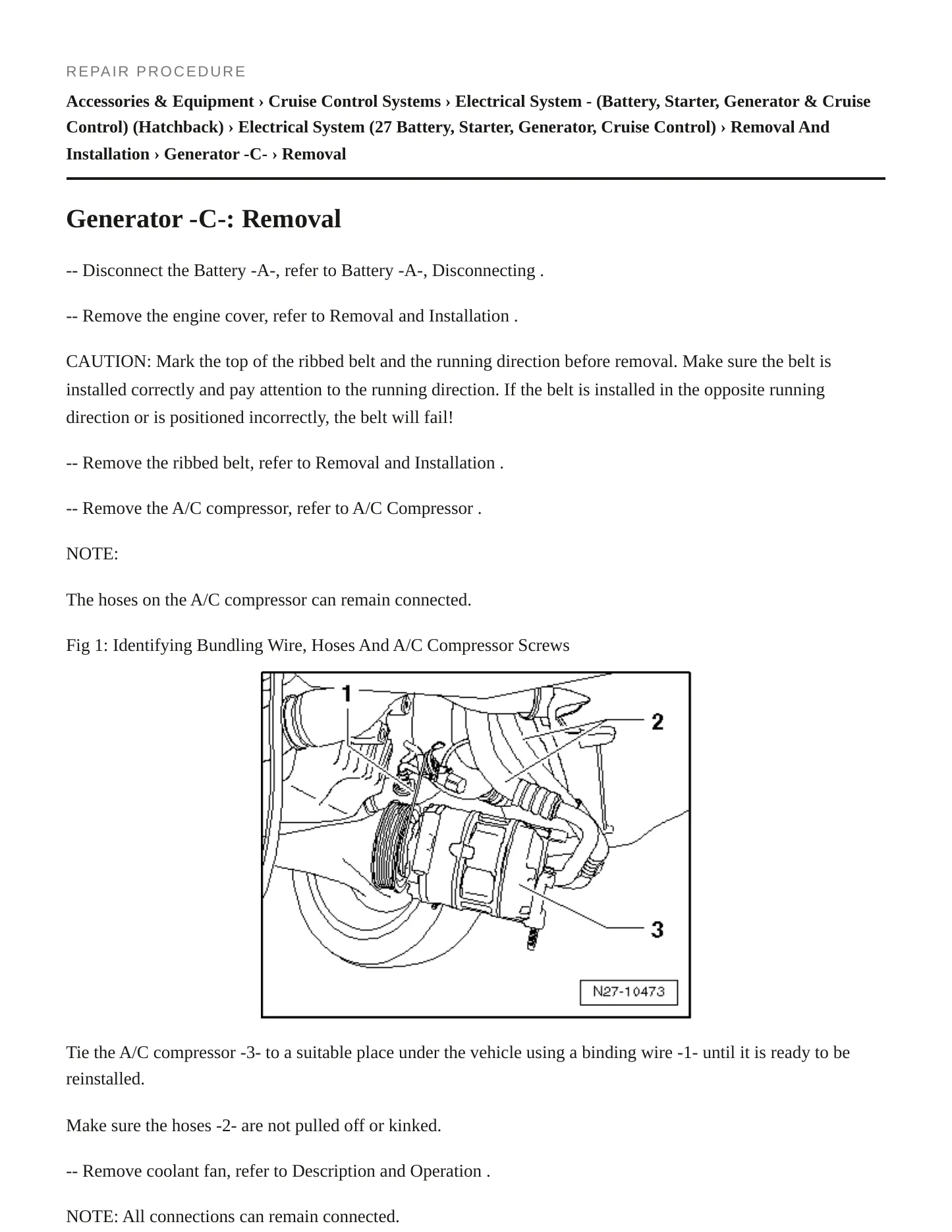 2015 Volkswagen Beetle Service and Repair Manual preview page 7