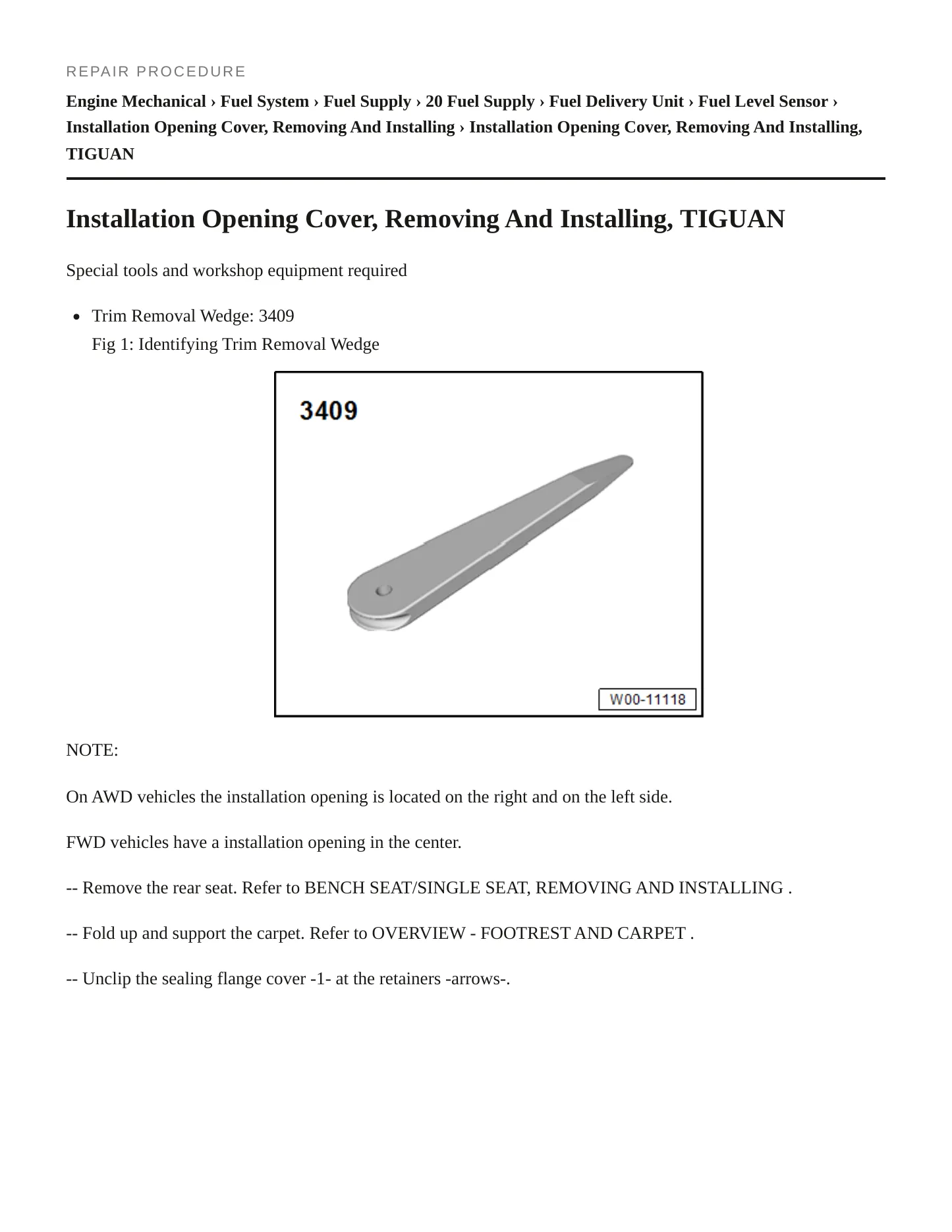 2022 Volkswagen Tiguan service manual page 4