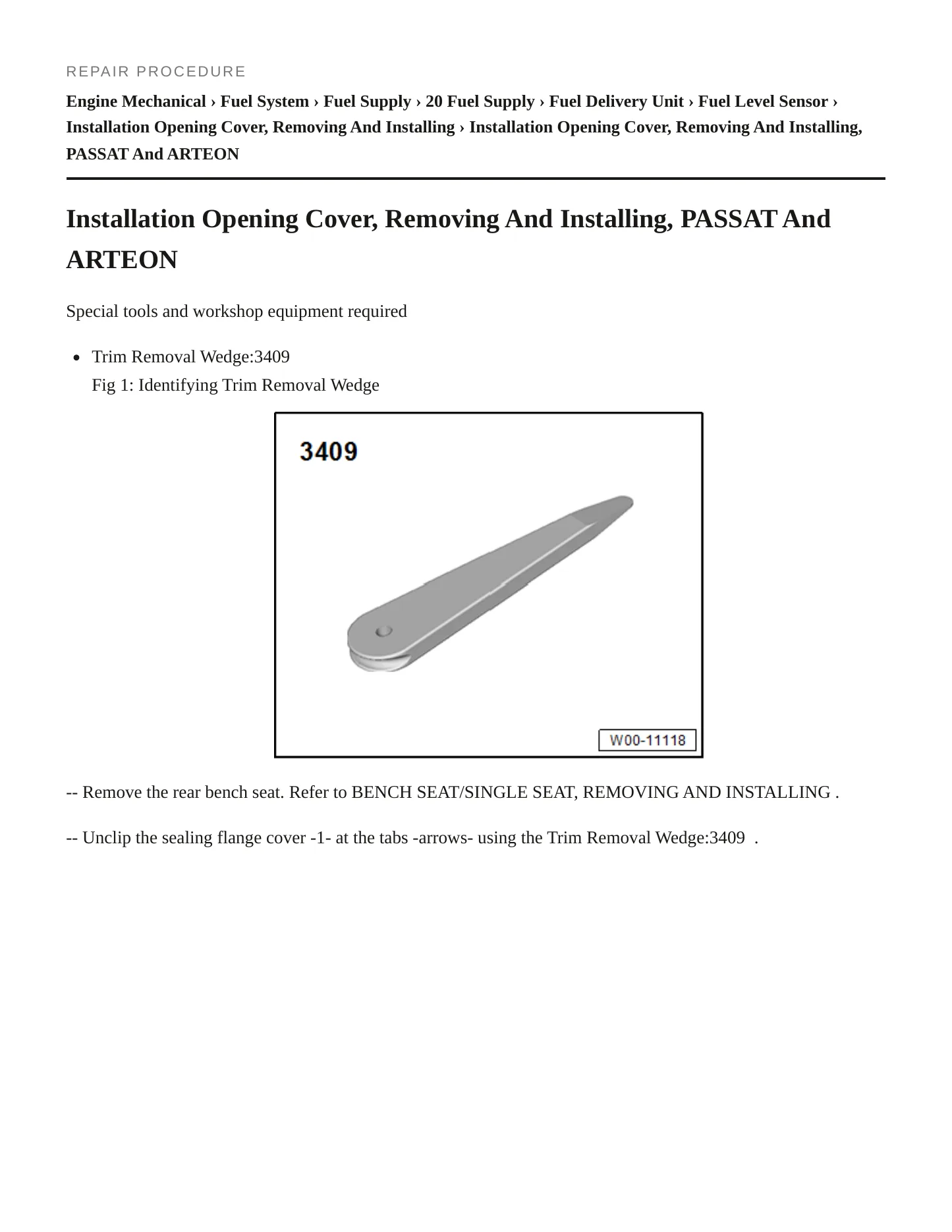 2023 Volkswagen Arteon service manual page 4