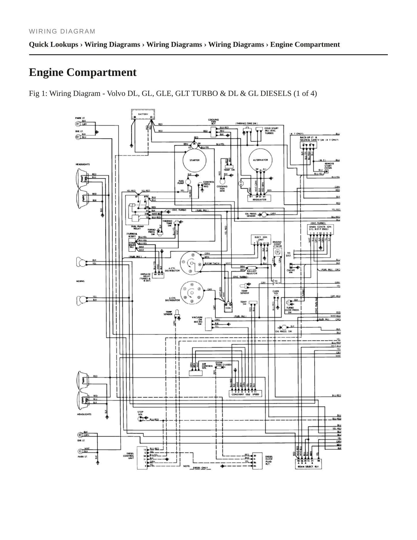 1982 Volvo 244 Service and Repair Manual preview page 6