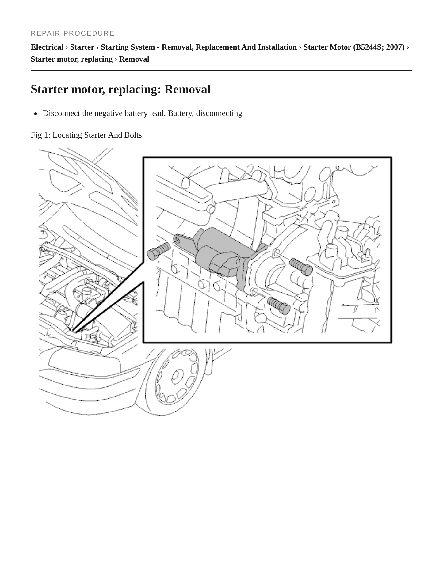 2005 Volvo V70 Service and Repair Manual preview page 5