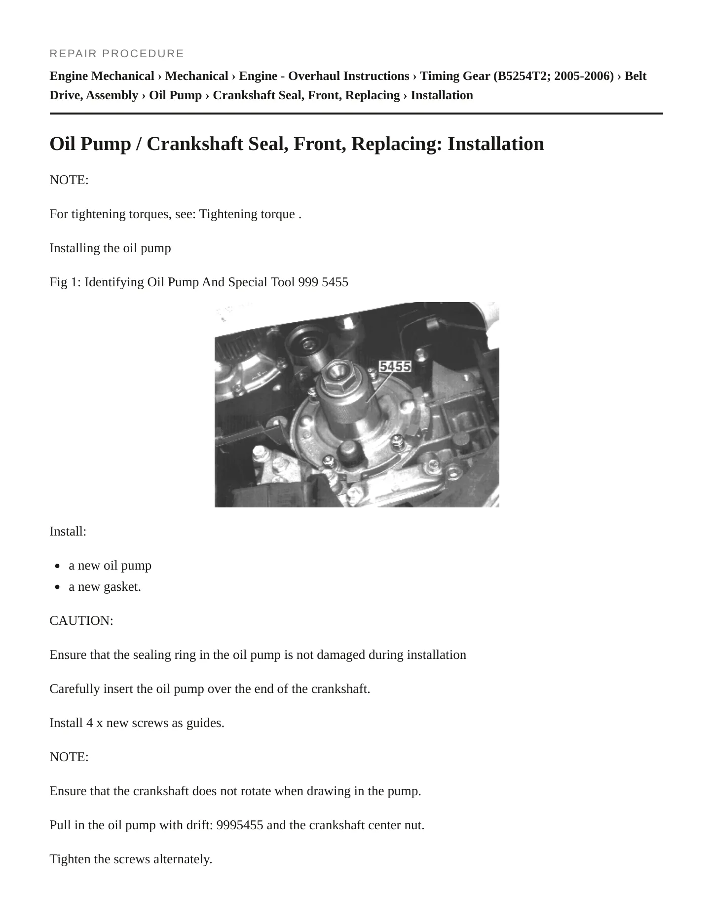 2006 Volvo S80 Service and Repair Manual preview page 4