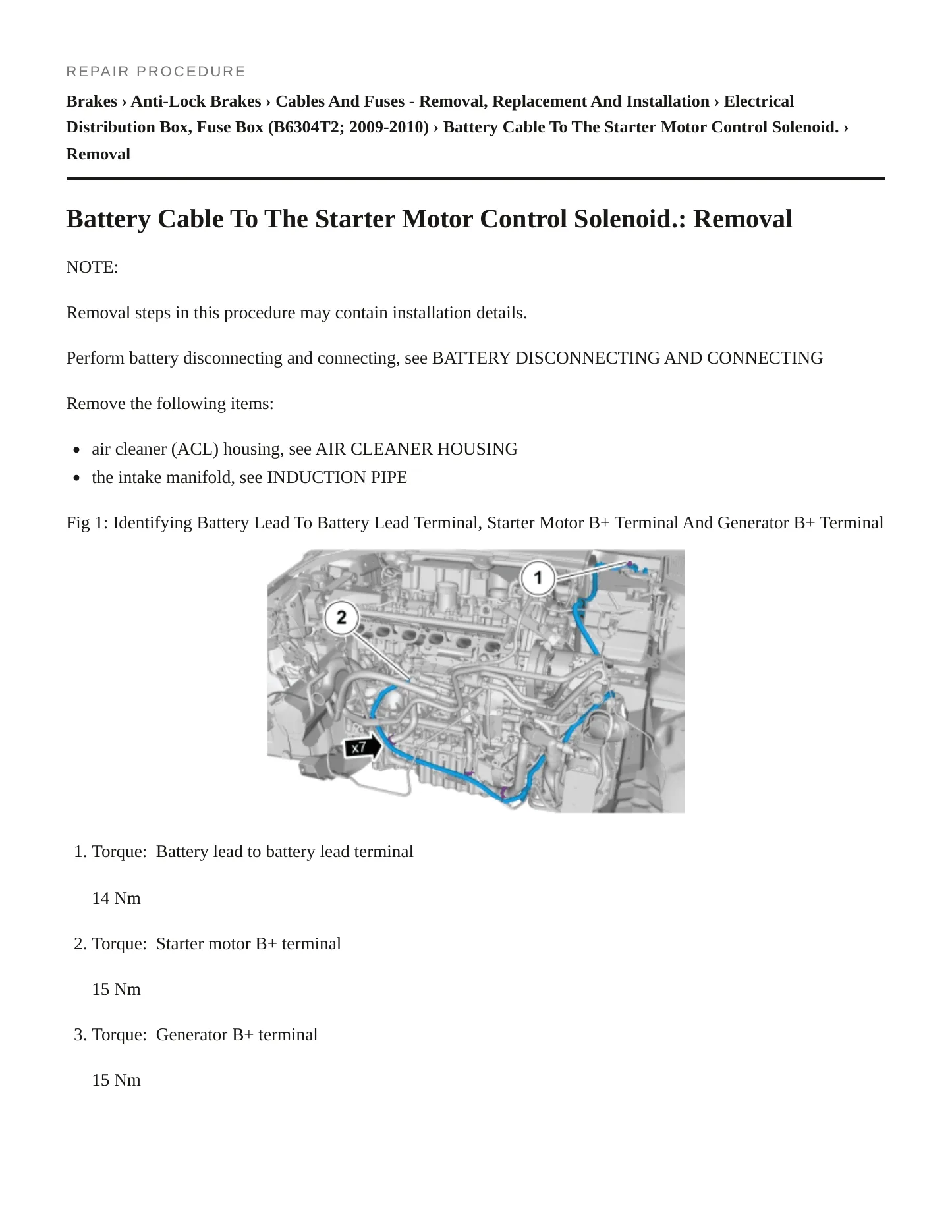 2009 Volvo XC70 Service and Repair Manual preview page 4