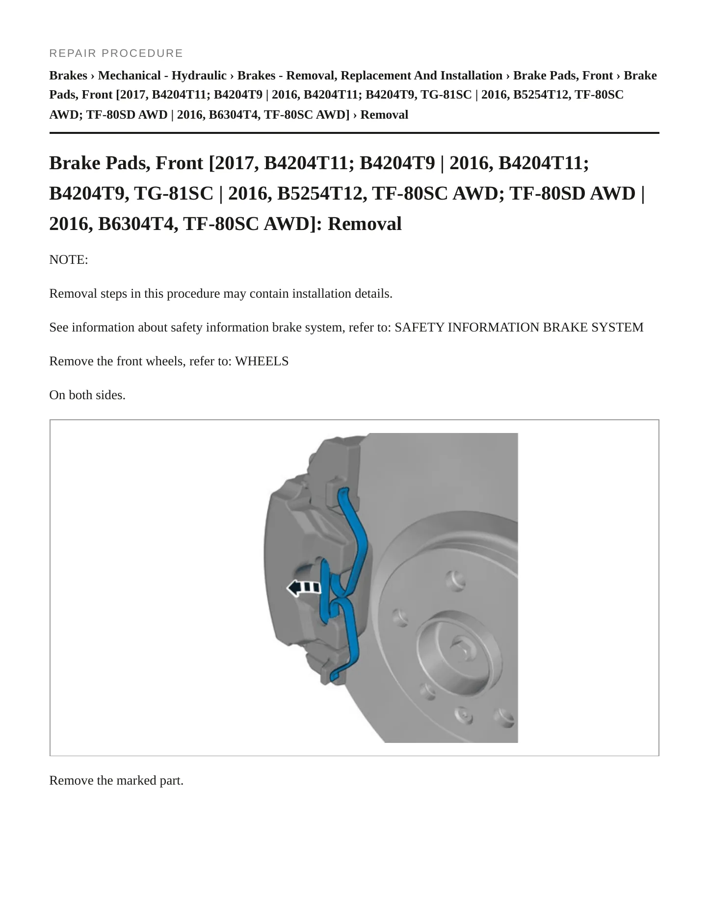 2012 Volvo XC60 Service and Repair Manual preview page 4