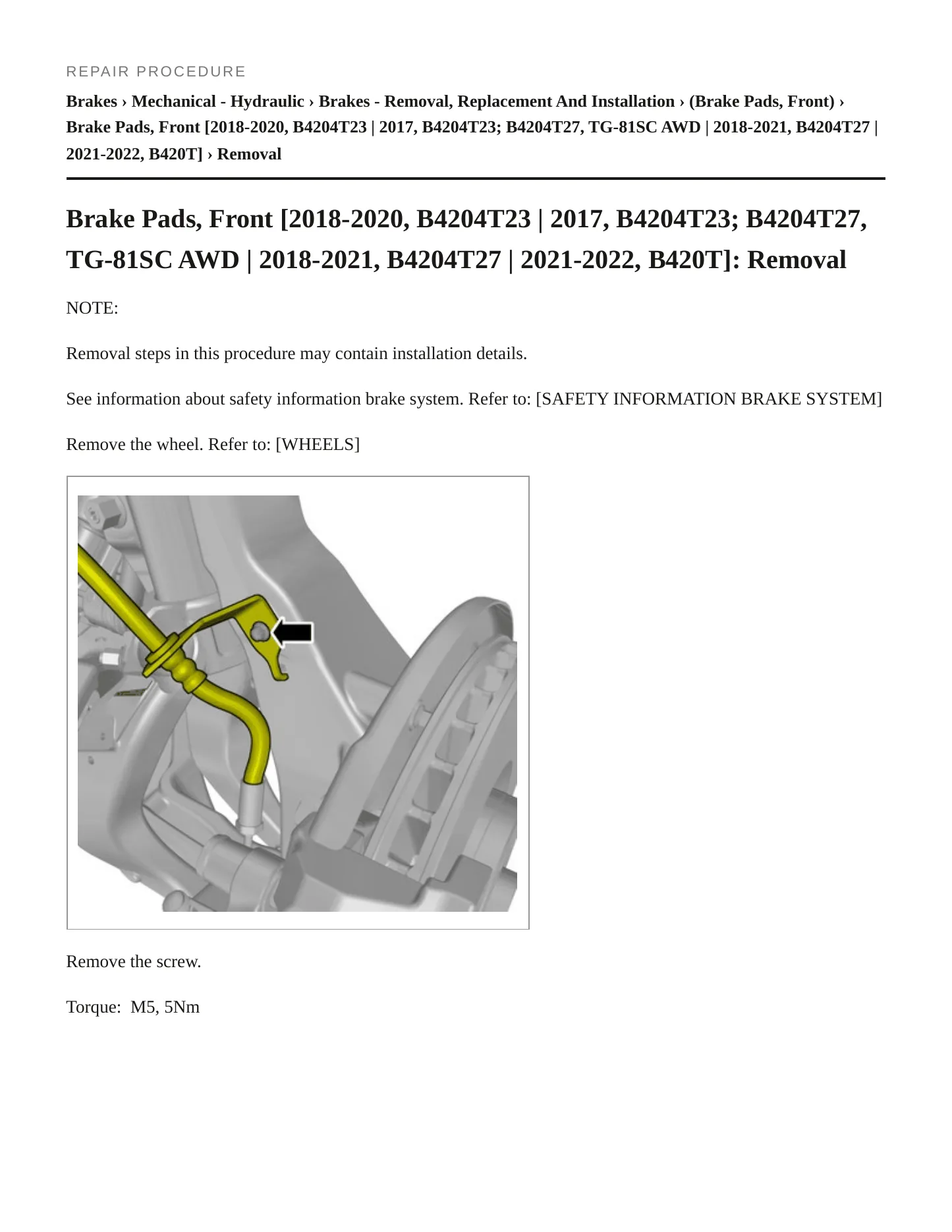 2019 Volvo V90 Cross Country Service and Repair Manual preview page 4