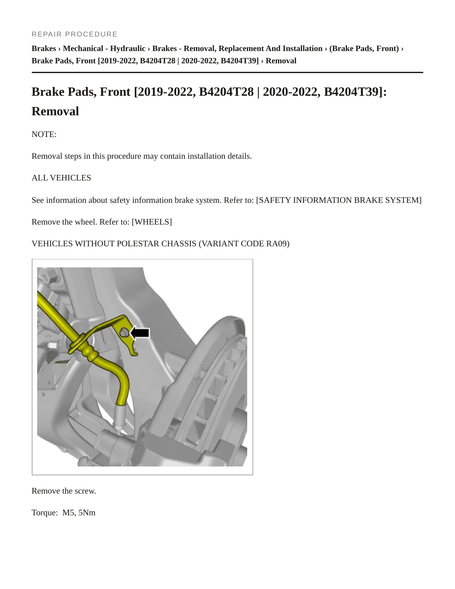 2020 Volvo S60 Service and Repair Manual preview page 4