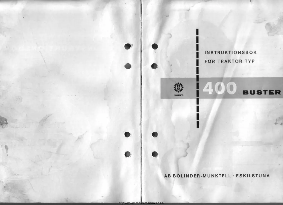 Volvo 400 Buster Tractor Service & Repair Manual preview page 2