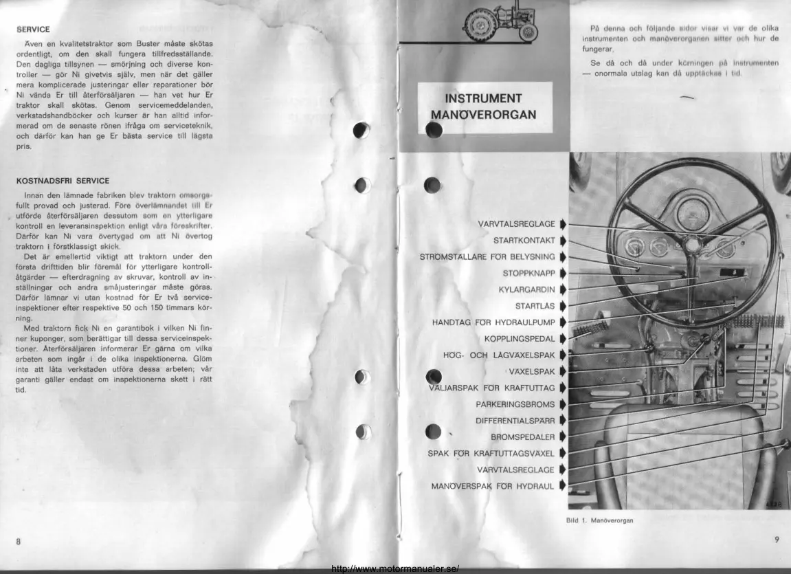 Volvo 400 Buster Tractor Service & Repair Manual preview page 5