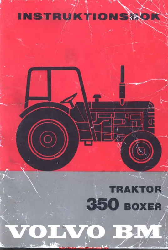 Volvo Instruktionsbok 350 Boxer Tractor Service & Repair Manual preview page 2