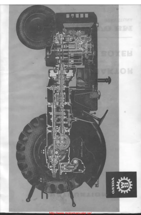 Volvo Instruktionsbok 350 Boxer Tractor Service & Repair Manual preview page 3