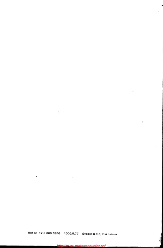 Volvo Instruktionsbok 350 Boxer Tractor Service & Repair Manual preview page 4