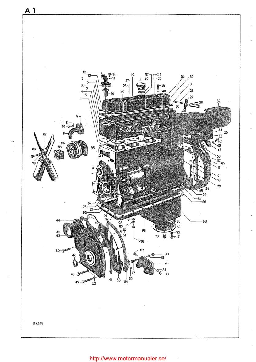 Volvo Reservdelskatalog T21 - T25 Traktor Tractor Service & Repair Manual preview page 5