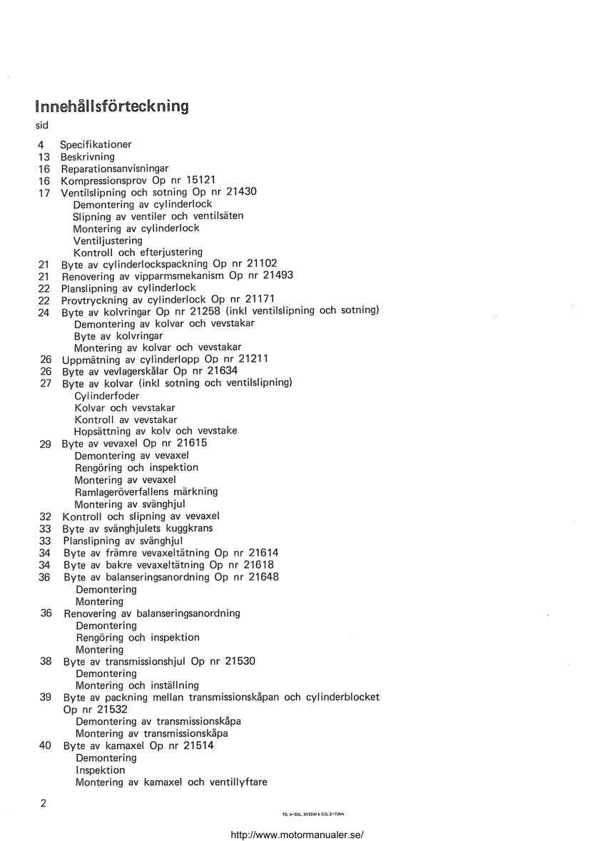 Volvo Verkstadshandbok BM T500 Tractor Service & Repair Manual preview page 5