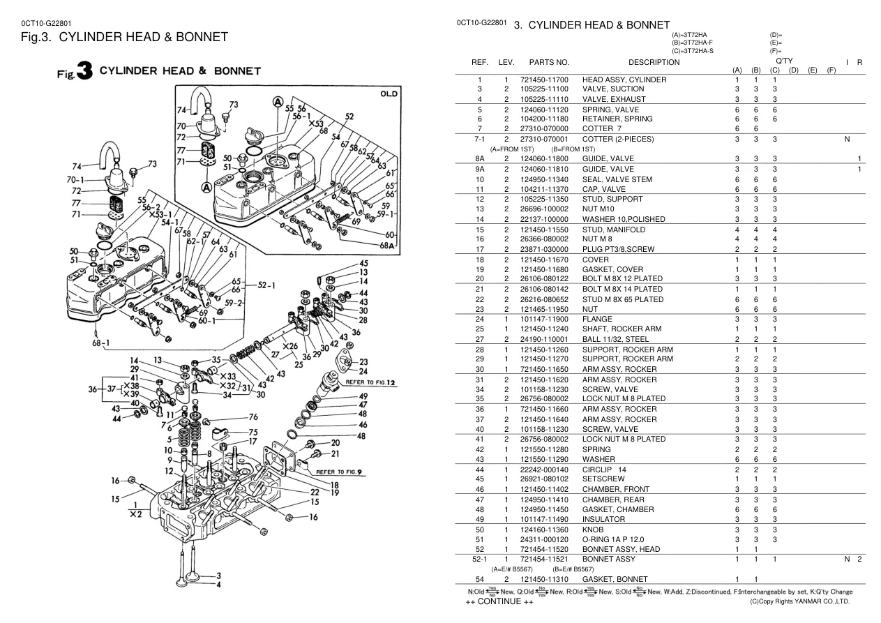 Yanmar YM186 YM186D Tractor Parts Manual preview page 6